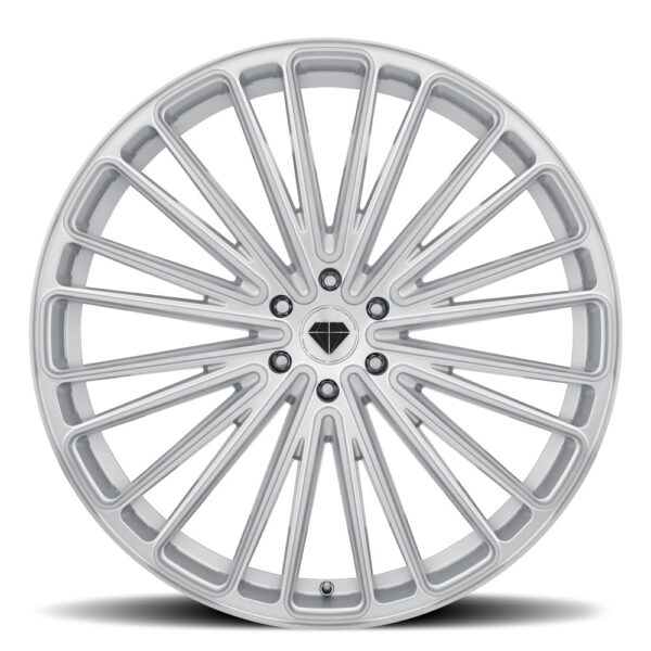 Blaque Diamond BD-716 Brushed Silver 26 Inch Wheel Product Photo