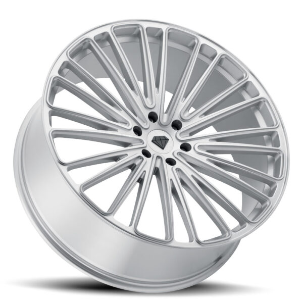 Blaque Diamond BD-716 Brushed Silver 26 Inch Wheel Product Photo