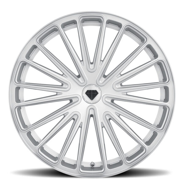 Blaque Diamond BD-715 Brushed Silver 22 Inch Wheel Product Photo