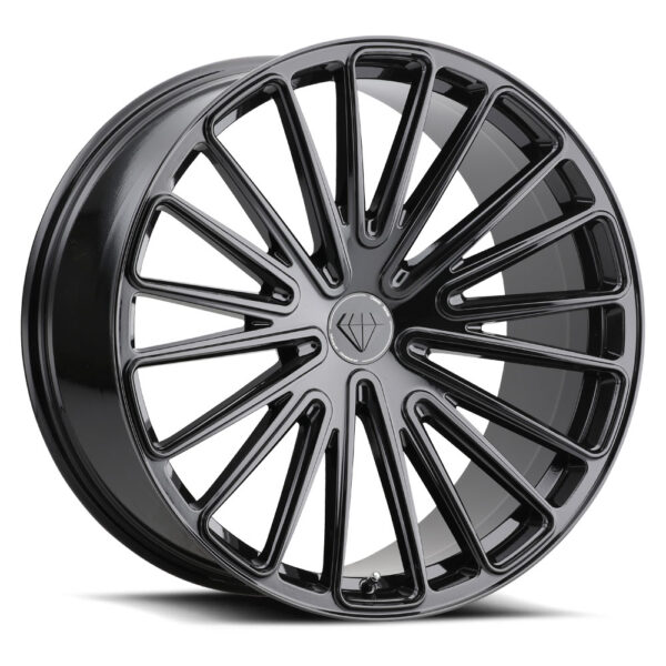 Blaque Diamond BD-715 Gloss Black 22 Inch Wheel Product Photo