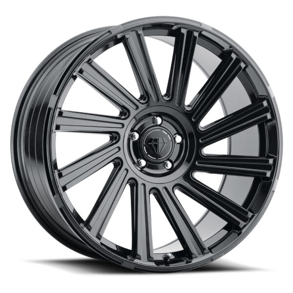 Blaque Diamond BD-40 5-Lug Gloss Black Face 20x10 Wheel Product Photo