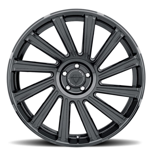 Blaque Diamond BD-40 5-Lug Gloss Black Face 20x10 Wheel Product Photo