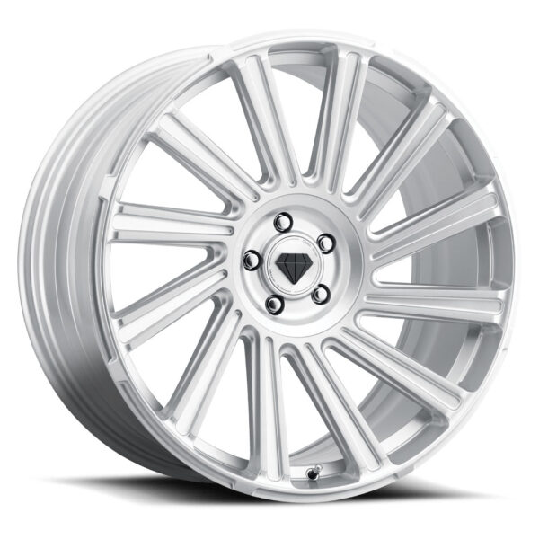 Blaque Diamond BD-40 5-Lug Silver Machined Face 20x10 Wheel Product Photo