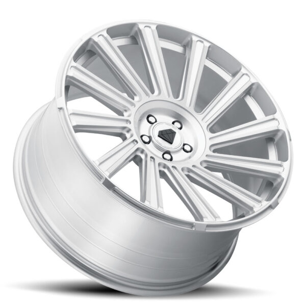 Blaque Diamond BD-40 5-Lug Silver Machined Face 20x10 Wheel Product Photo