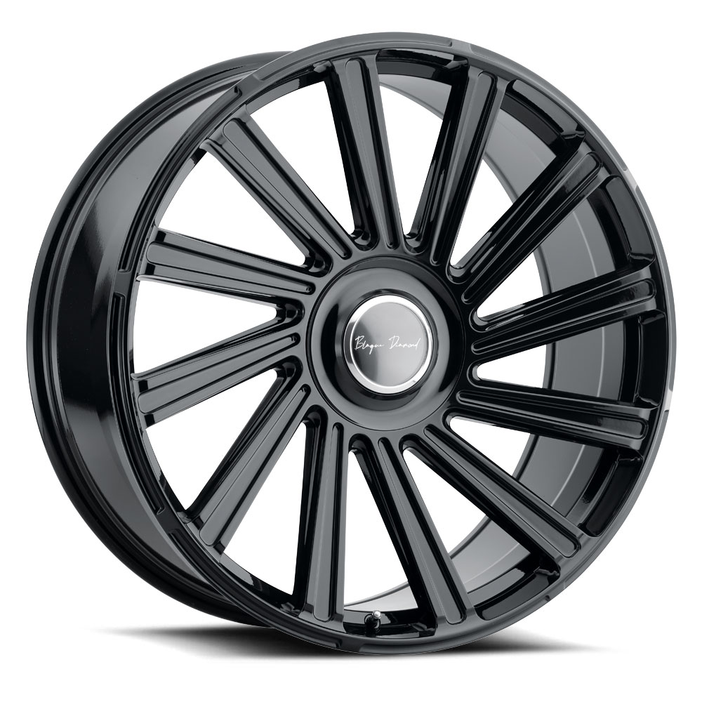 Blaque Diamond BD-40 5-Lug Gloss Black Face 20x10 Wheel Product Photo