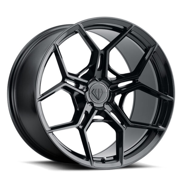 Blaque Diamond BD-F12 Gloss Black 5 Lug 20x12 Wheel Product Photo