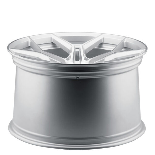 Blaque Diamond BD-F12 Machined Silver 5 Lug 20x12 Wheel Product Photo