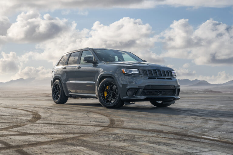 2018 Jeep Grand Cherokee Trackhawk on Blaque Diamond BD-F25 Wheels in Gloss Black