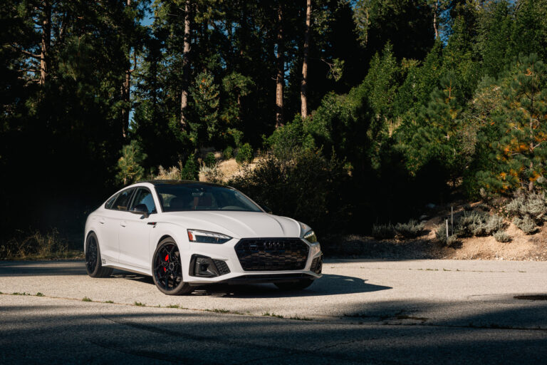 An Audi A5s on Blaque Diamond BD-F25 Gloss Black Wheels