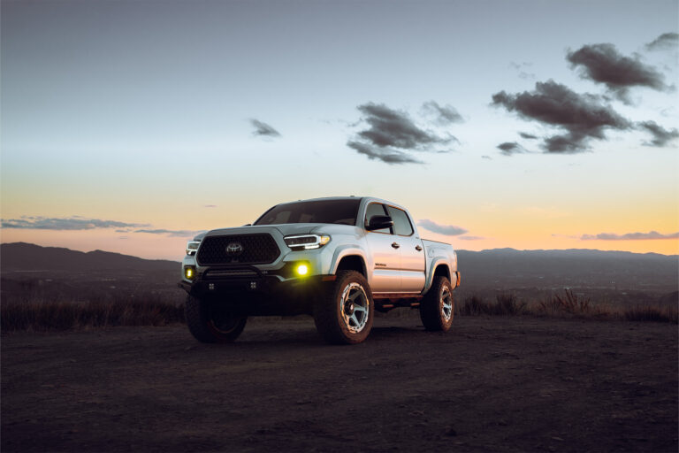 2023 Toyota Tacoma on Brushed Clearcoat BD-O728 wheels.