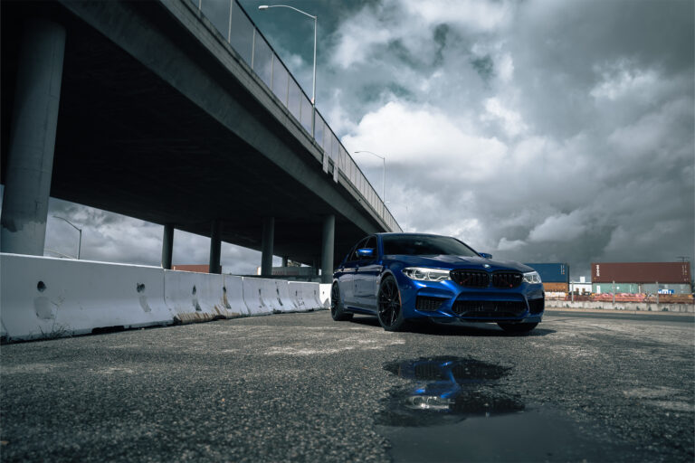 2020 BMW M5 on Blaque Diamond F29 wheels.